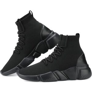 NWOT Santiro High Top Slip On Sneakers for Men Walking Tennis Shoes Lightweight